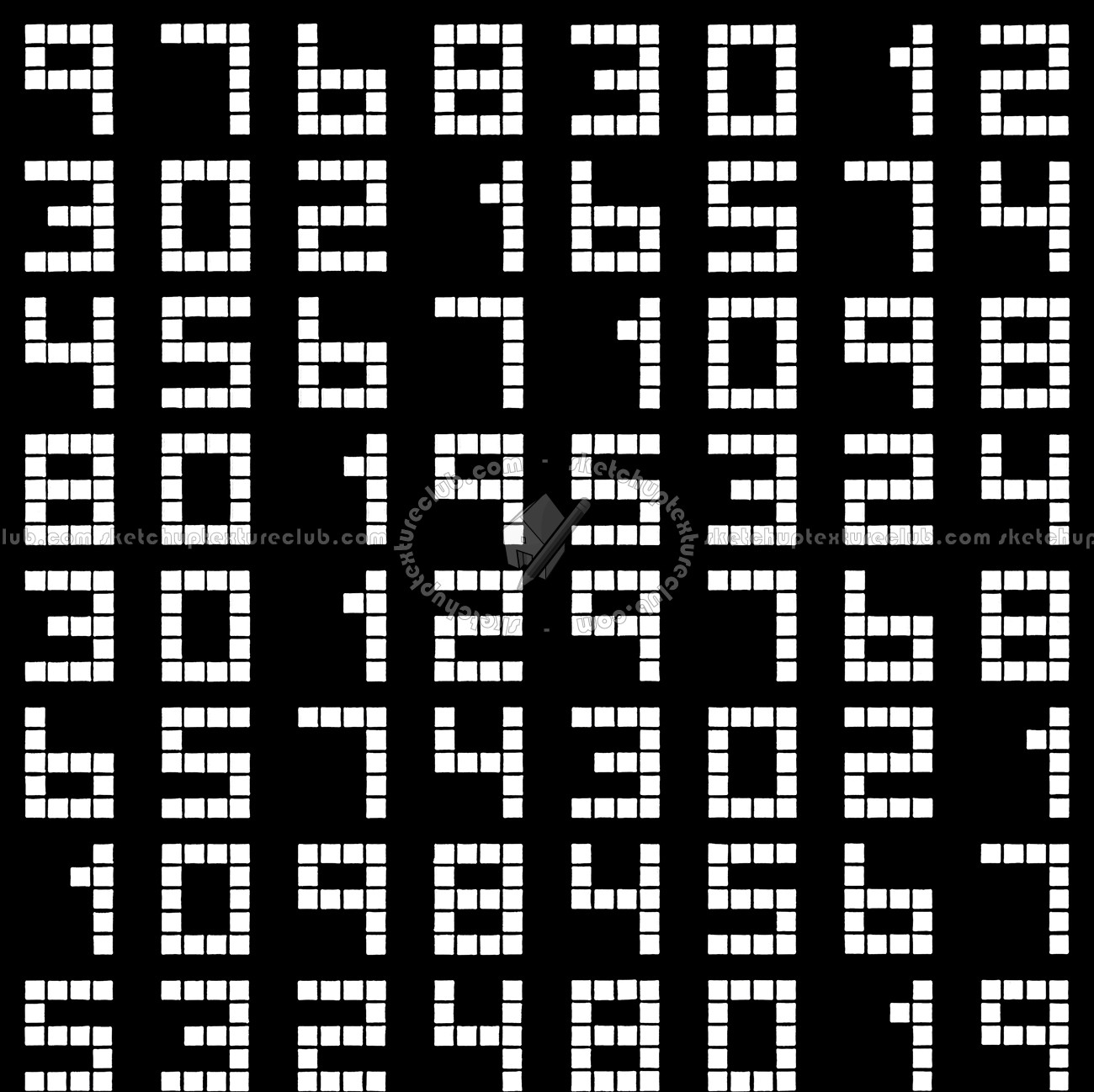 Textures - ARCHITECTURE - TILES INTERIOR - Mosaico - Classic format - Patterned - Mosaico patterned tiles texture seamless 15186 - Mask