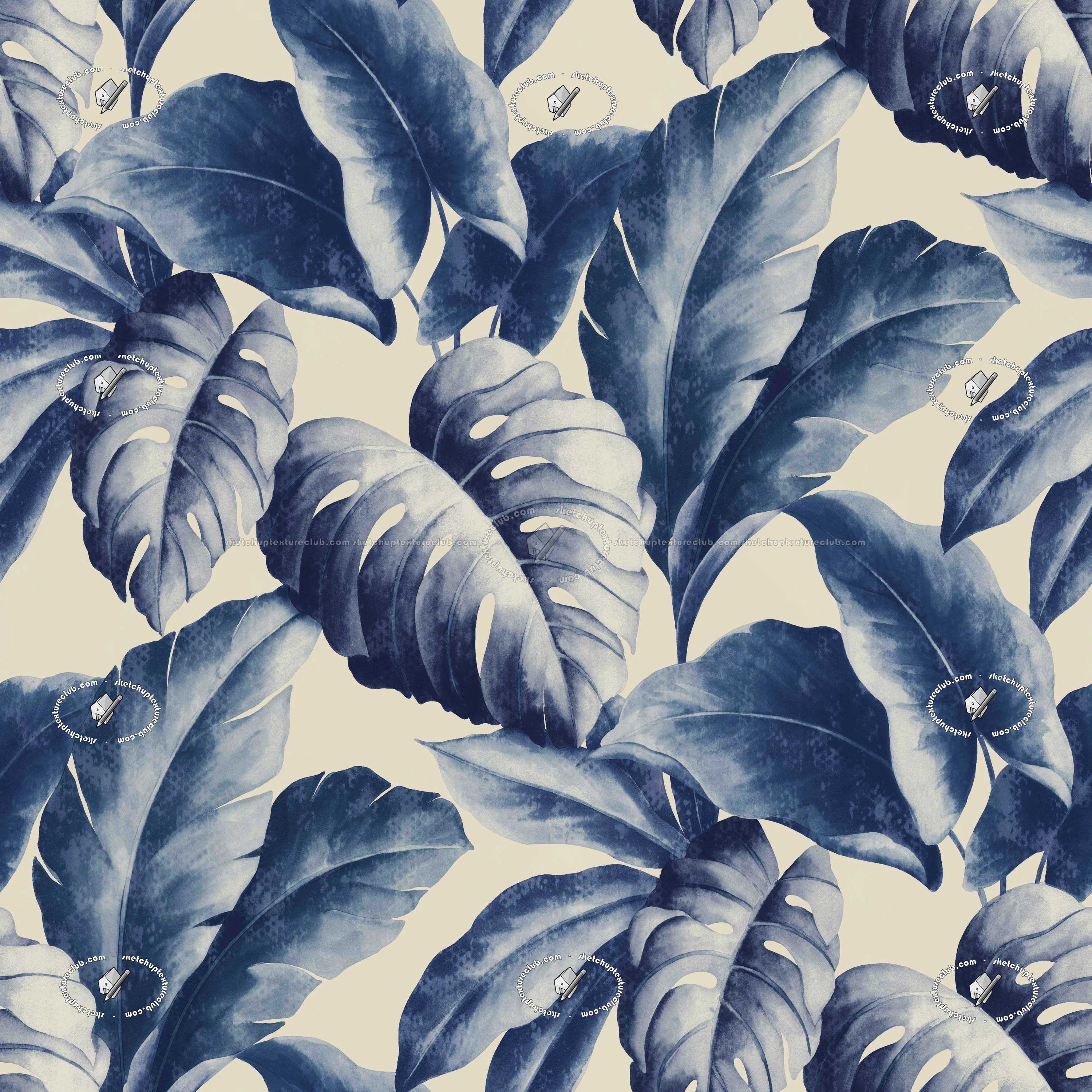 Tropical leaves wallpaper texture seamless 20934