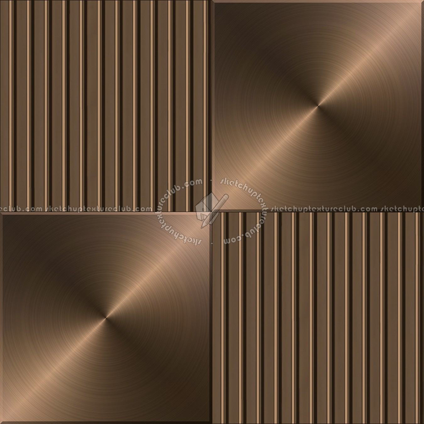 Textures   -   MATERIALS   -   METALS   -   Facades claddings  - Bronze metal facade cladding texture seamless 10259 (seamless)