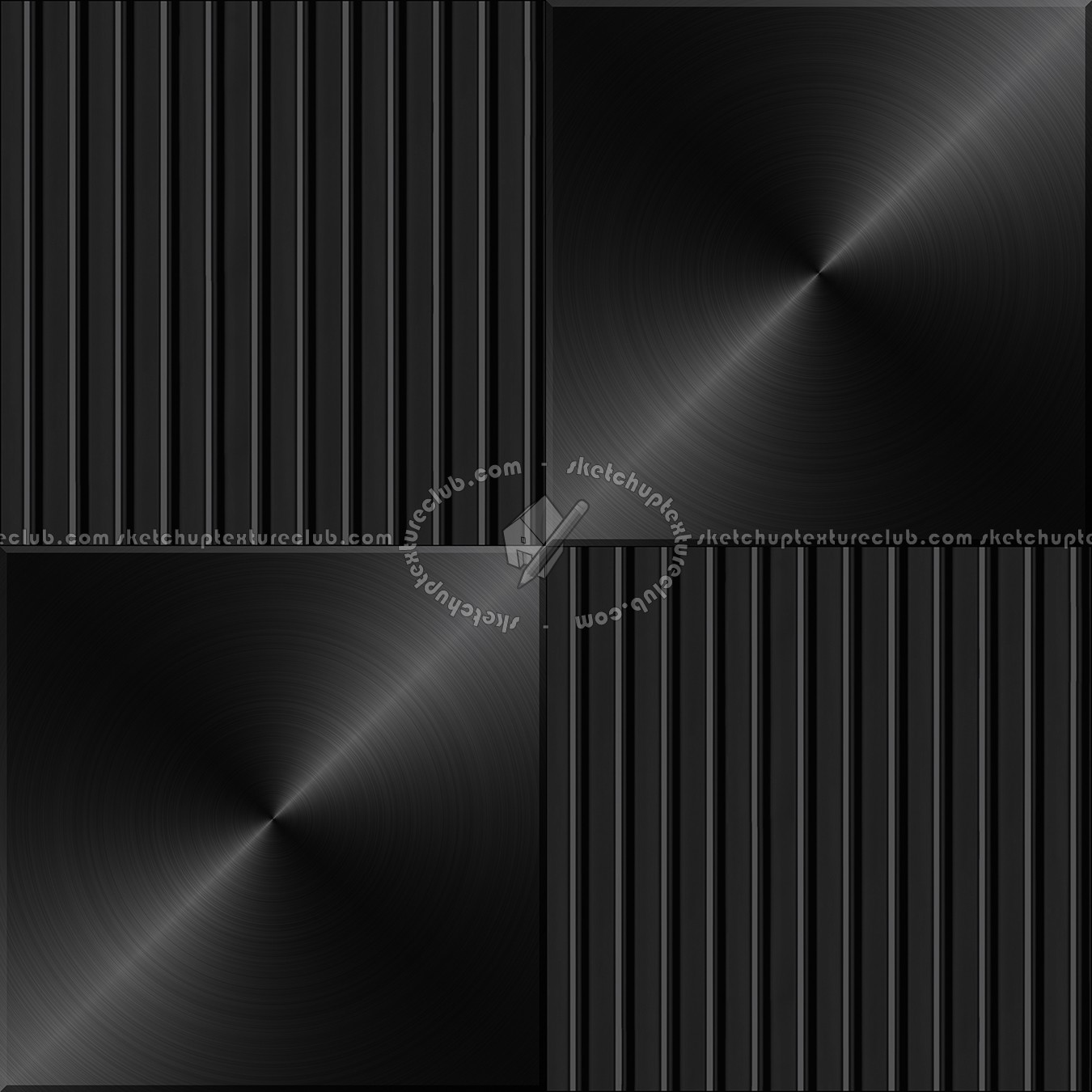 Textures   -   MATERIALS   -   METALS   -   Facades claddings  - Black metal facade cladding texture seamless 10260 (seamless)