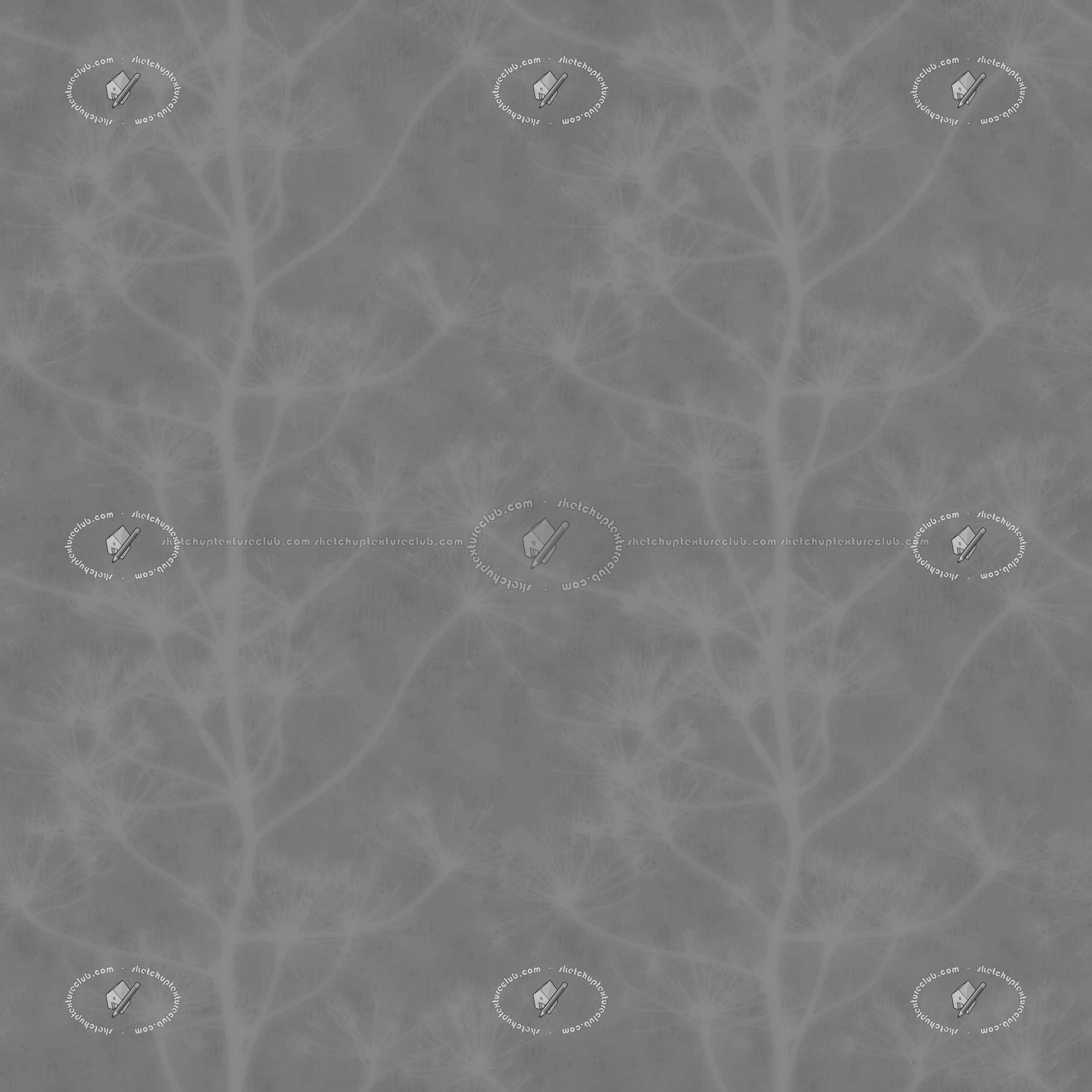 Textures   -   MATERIALS   -   WALLPAPER   -   various patterns  - Vinyl wallpaper with trees texture seamless 21284 - Displacement