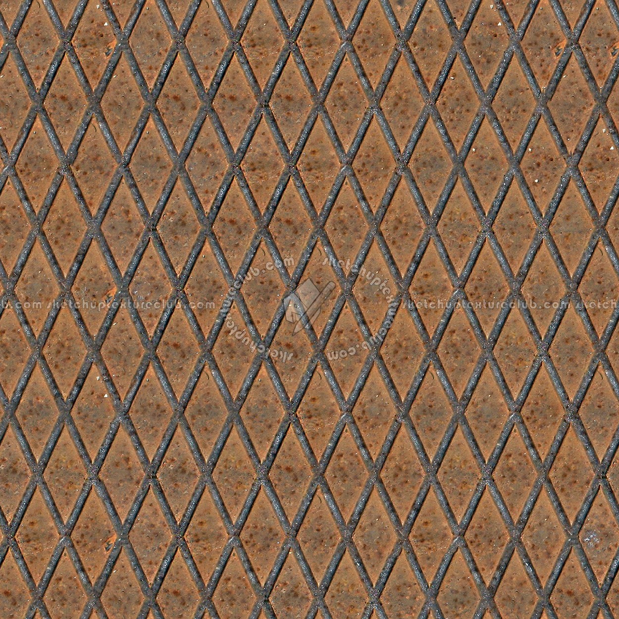 Textures - MATERIALS - METALS - Plates - Iron rusty dirty metal plate texture seamless 10738 (seamless)