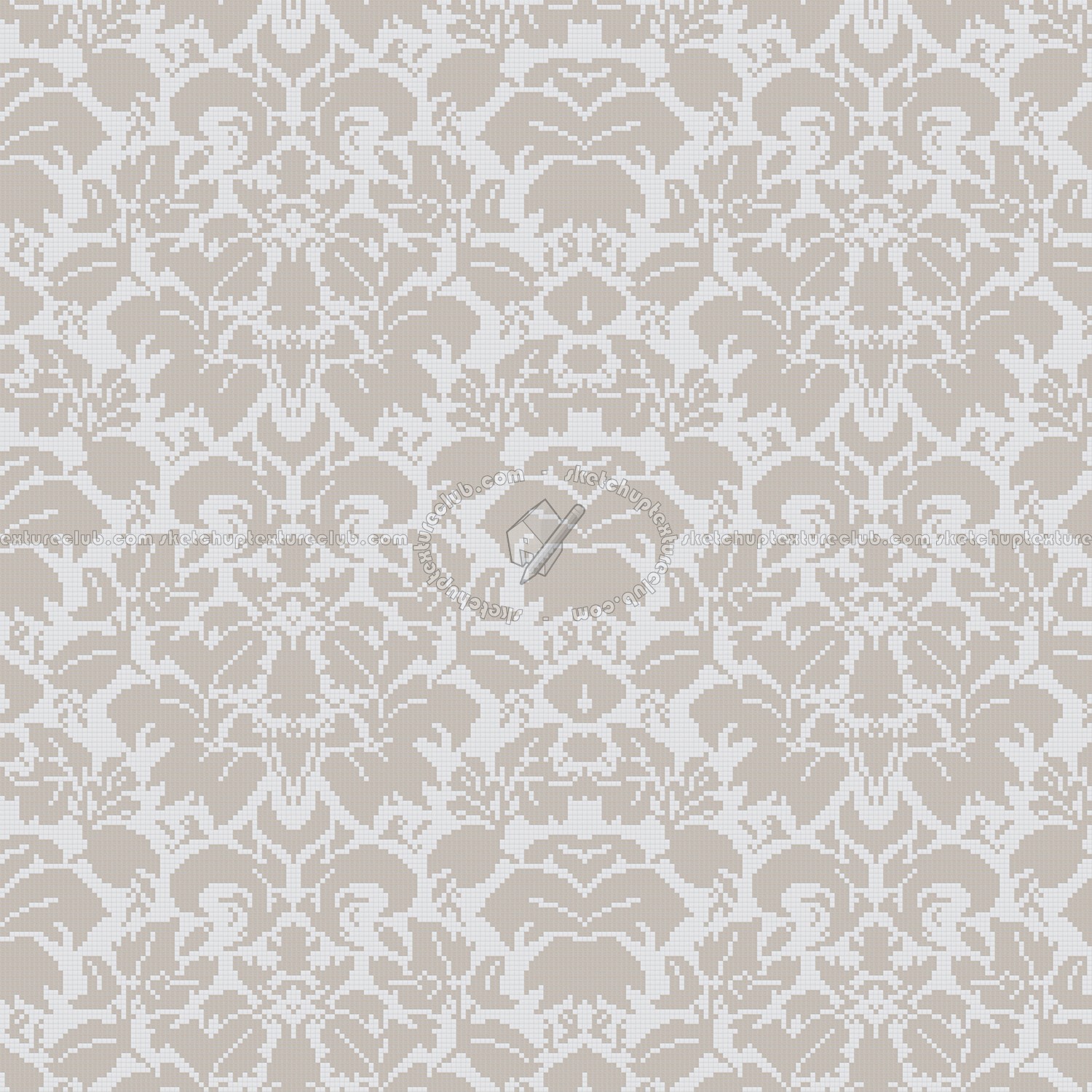 Textures   -   ARCHITECTURE   -   TILES INTERIOR   -   Mosaico   -   Classic format   -   Patterned  - Mosaico patterned tiles texture seamless 15192 (seamless)