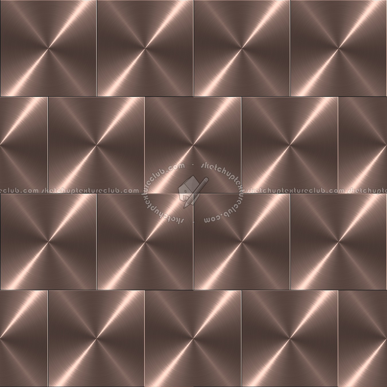 Textures   -   MATERIALS   -   METALS   -   Facades claddings  - Copper metal facade cladding texture seamless 10266 (seamless)