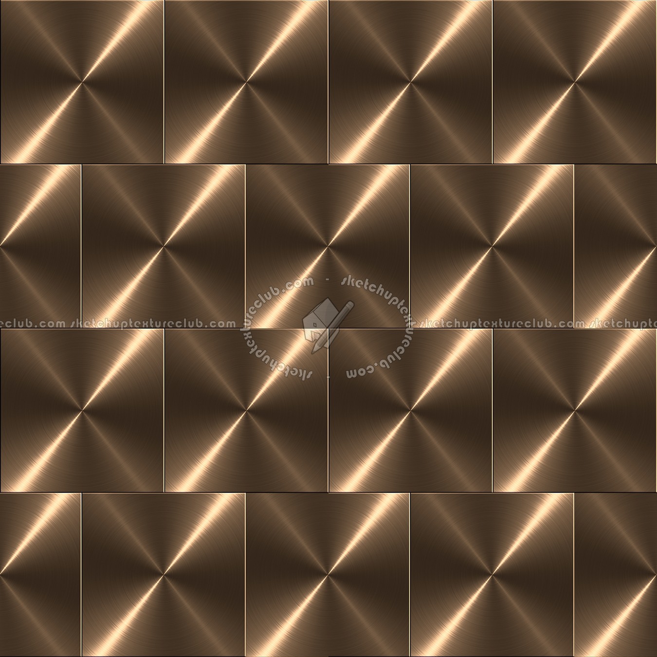Textures - MATERIALS - METALS - Facades claddings - Bronze metal facade cladding texture seamless 10267 (seamless)
