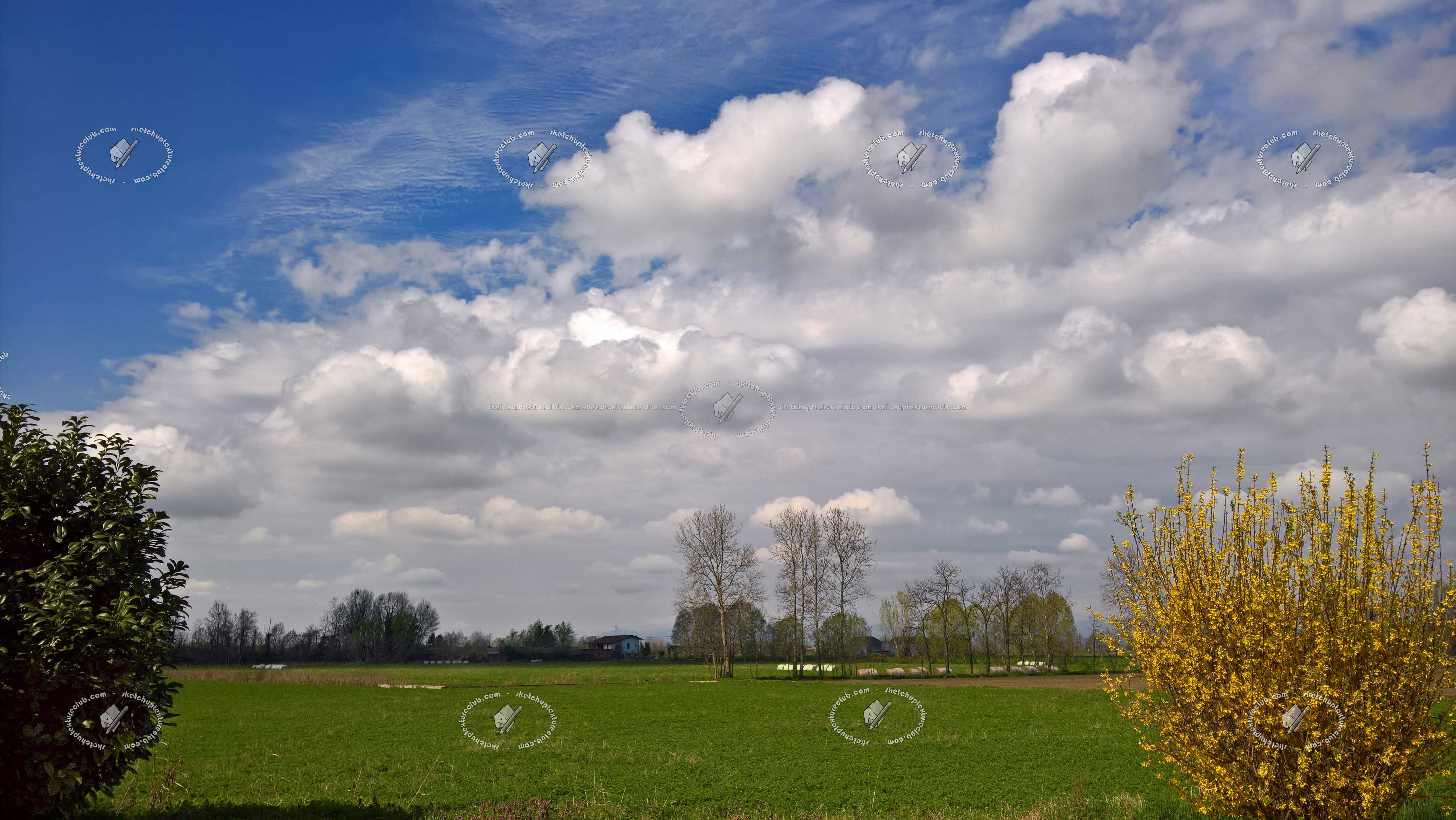 Textures   -   BACKGROUNDS & LANDSCAPES   -   NATURE   -   Countrysides & Hills  - Contryside landscape with cludy sky 20605