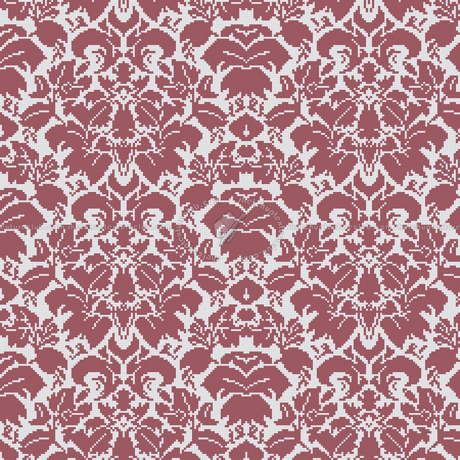 Textures - ARCHITECTURE - TILES INTERIOR - Mosaico - Classic format - Patterned - Mosaico patterned tiles texture seamless 15195 (seamless)