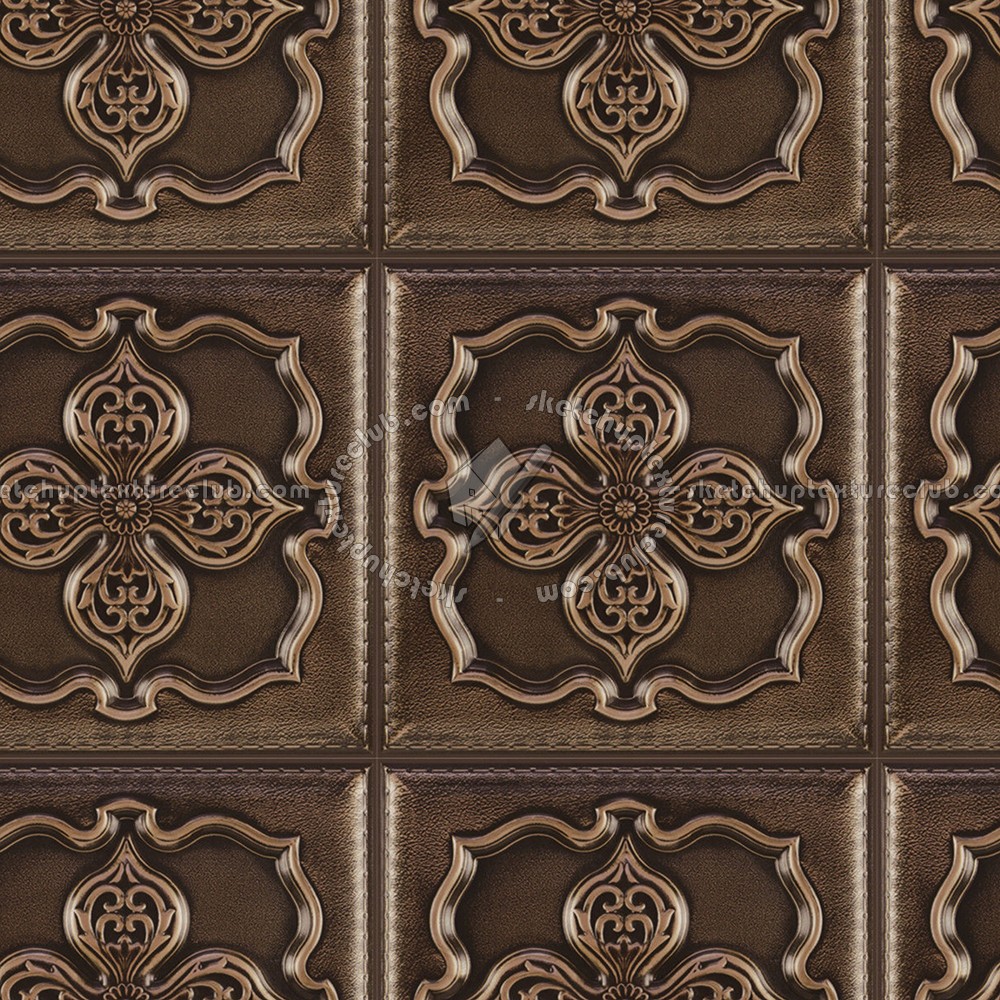 Textures   -   ARCHITECTURE   -   DECORATIVE PANELS   -   3D Wall panels   -   Mixed colors  - Leather interior 3D wall panel texture seamless 02885 (seamless)