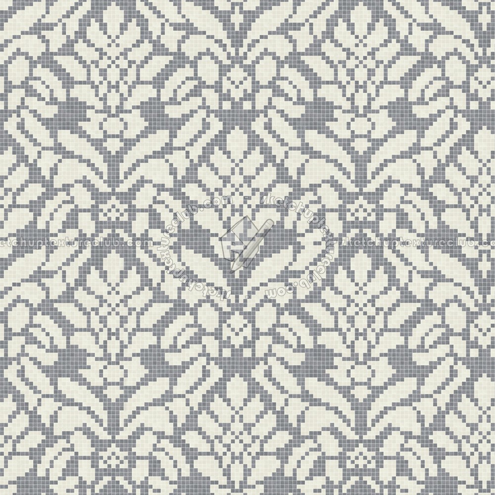 Textures   -   ARCHITECTURE   -   TILES INTERIOR   -   Mosaico   -   Classic format   -   Patterned  - Mosaico patterned tiles texture seamless 15199 (seamless)