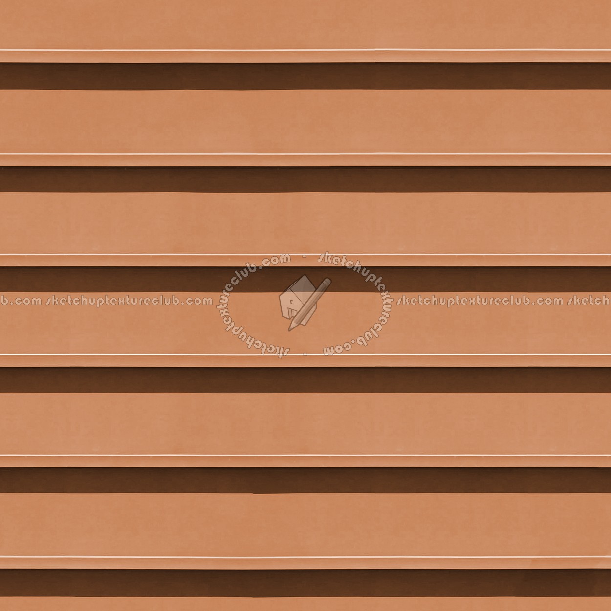 Textures   -   MATERIALS   -   METALS   -   Facades claddings  - Orange metal facade cladding texture seamless 10272 (seamless)