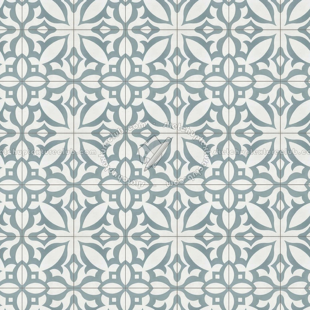 Textures   -   ARCHITECTURE   -   TILES INTERIOR   -   Cement - Encaustic   -   Encaustic  - Traditional encaustic cement ornate tile texture seamless 13608 (seamless)