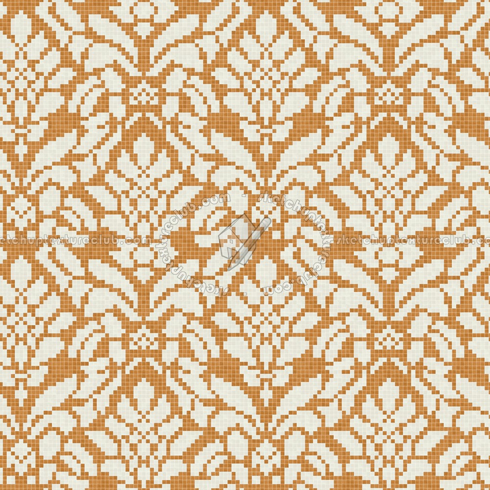 Textures - ARCHITECTURE - TILES INTERIOR - Mosaico - Classic format - Patterned - Mosaico patterned tiles texture seamless 15201 (seamless)