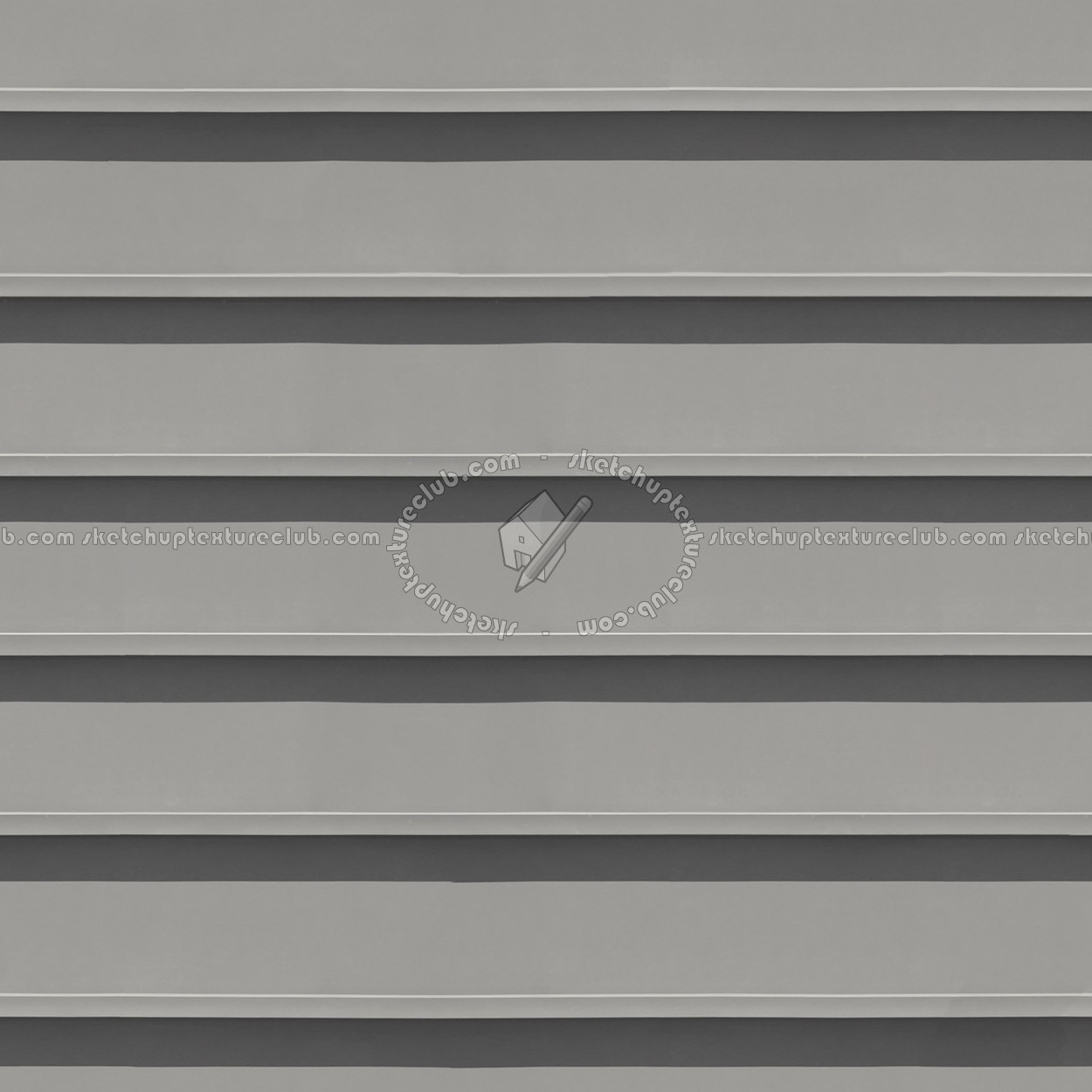 Textures - MATERIALS - METALS - Facades claddings - Ligth grey metal facade cladding texture seamless 10274 (seamless)