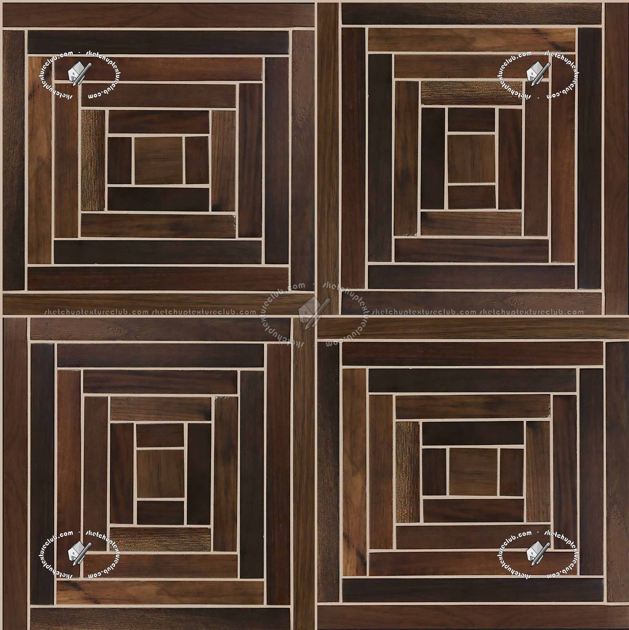Textures   -   ARCHITECTURE   -   WOOD FLOORS   -   Geometric pattern  - mahogany wood floor tile texture seamless 21059 (seamless)