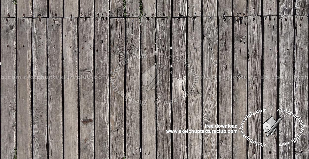 Textures   -   ARCHITECTURE   -   WOOD PLANKS   -   Wood decking  - Old wood decking texture seamless 18348 (seamless)