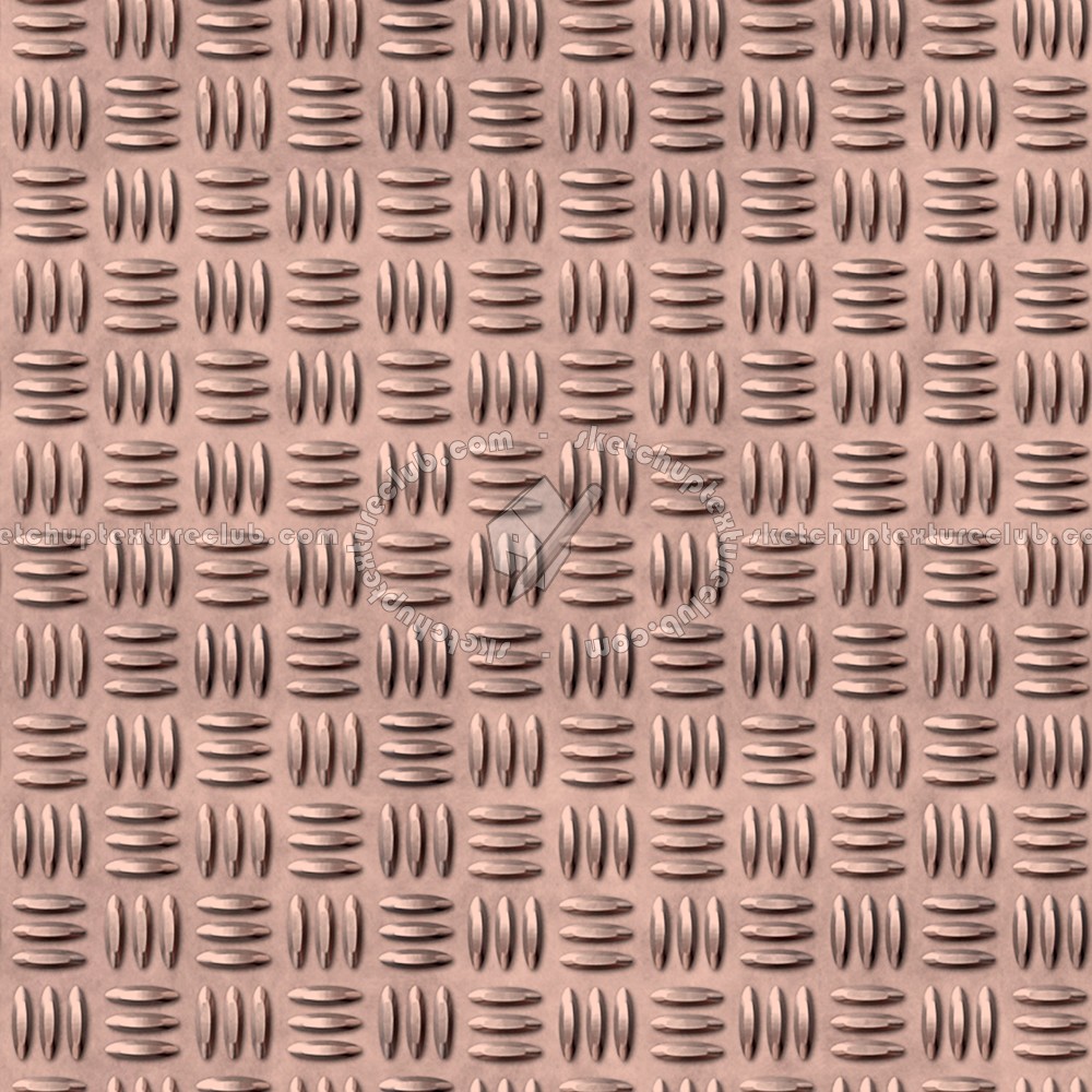 Textures   -   MATERIALS   -   METALS   -   Plates  - Copper metal plate texture seamless 10752 (seamless)