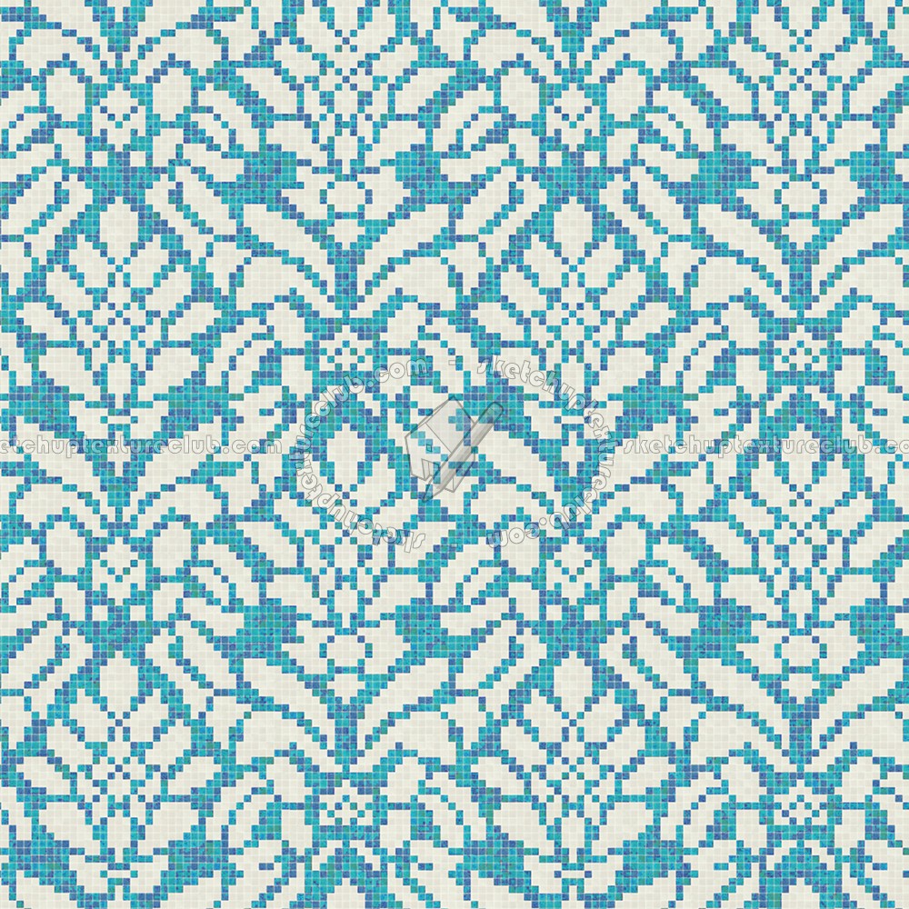 Textures   -   ARCHITECTURE   -   TILES INTERIOR   -   Mosaico   -   Classic format   -   Patterned  - Mosaico patterned tiles texture seamless 15206 (seamless)