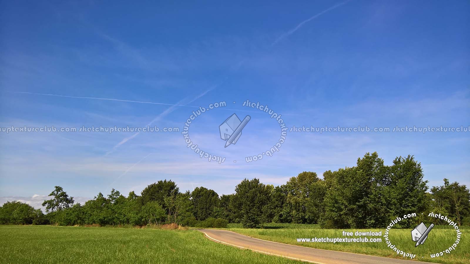 Textures - BACKGROUNDS & LANDSCAPES - NATURE - Countrysides & Hills - Landscape with trees in the background 20745