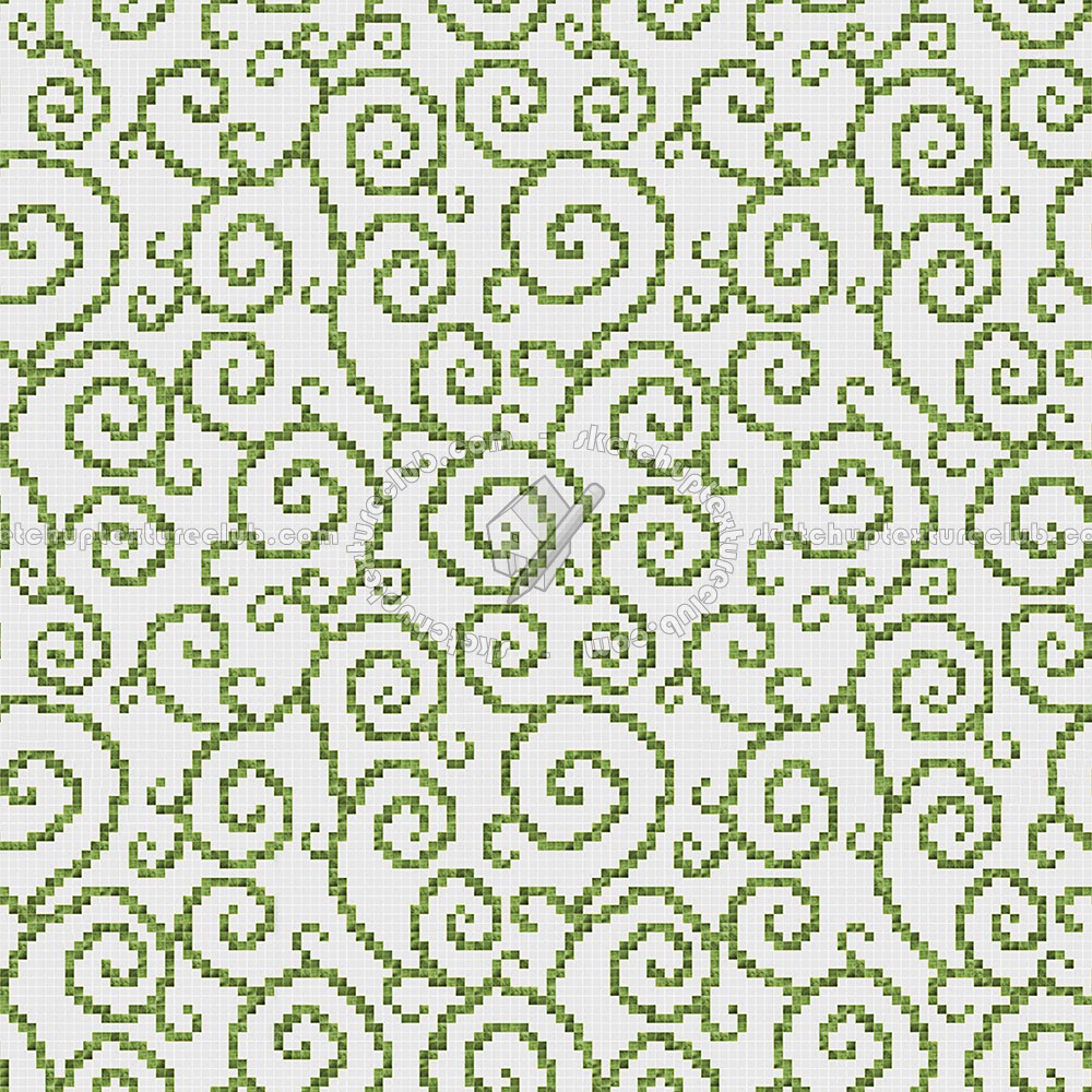 Textures - ARCHITECTURE - TILES INTERIOR - Mosaico - Classic format - Patterned - Mosaico patterned tiles texture seamless 15226 (seamless)