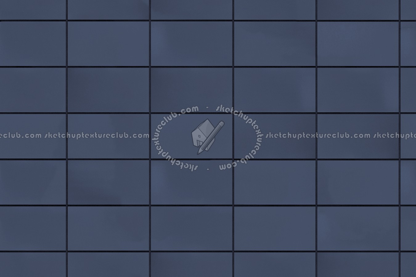 Textures - MATERIALS - METALS - Facades claddings - Metal brick facade cladding texture seamless 10299 (seamless)