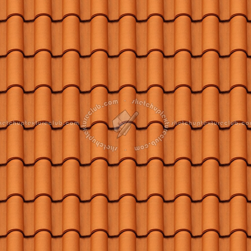 Textures   -   ARCHITECTURE   -   ROOFINGS   -   Clay roofs  - Clay roof texture seamless 19580 (seamless)