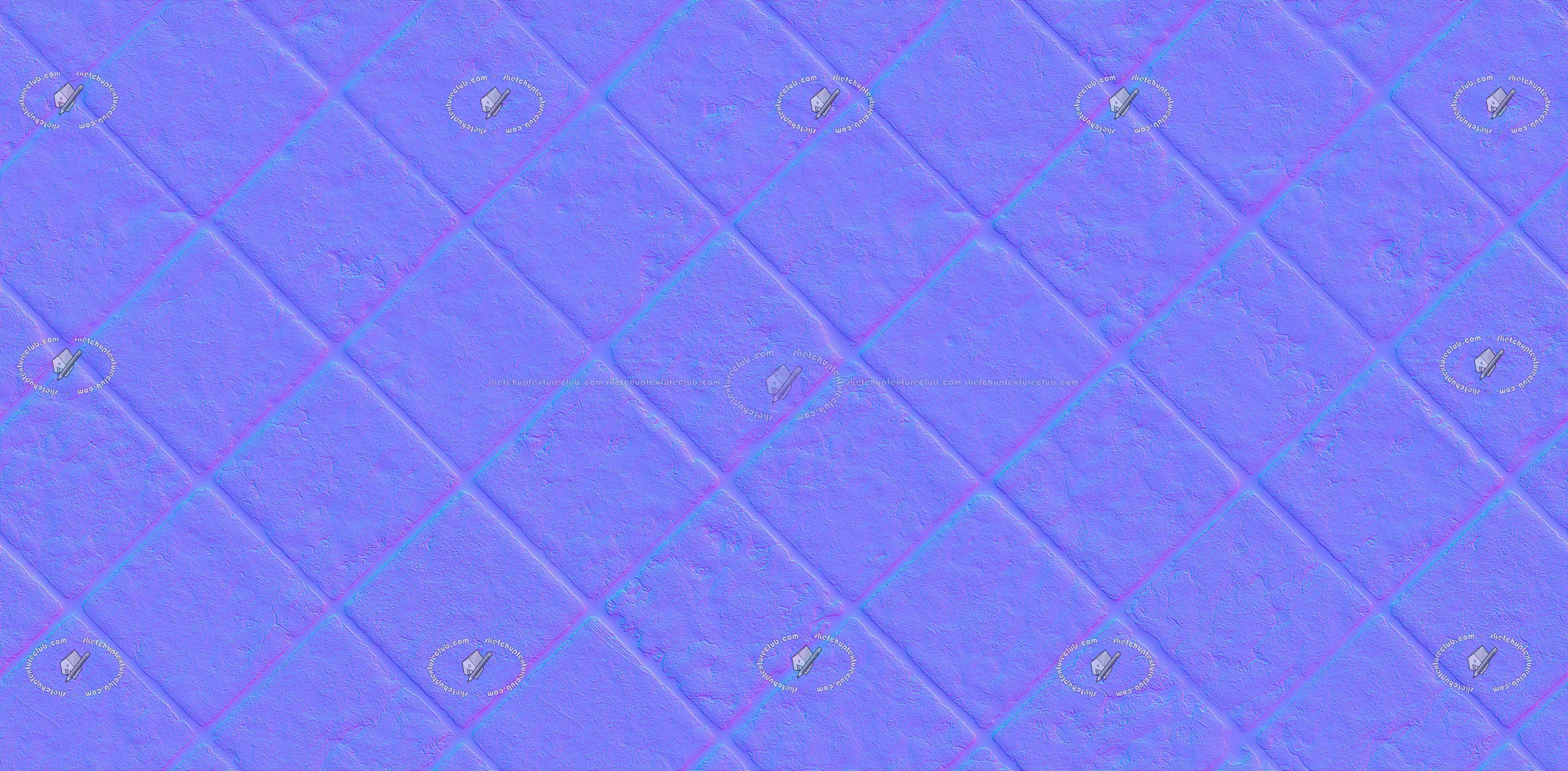 Textures   -   ARCHITECTURE   -   PAVING OUTDOOR   -   Pavers stone   -   Blocks regular  - Pavers stone regular block texture seamless 21207 - Normal