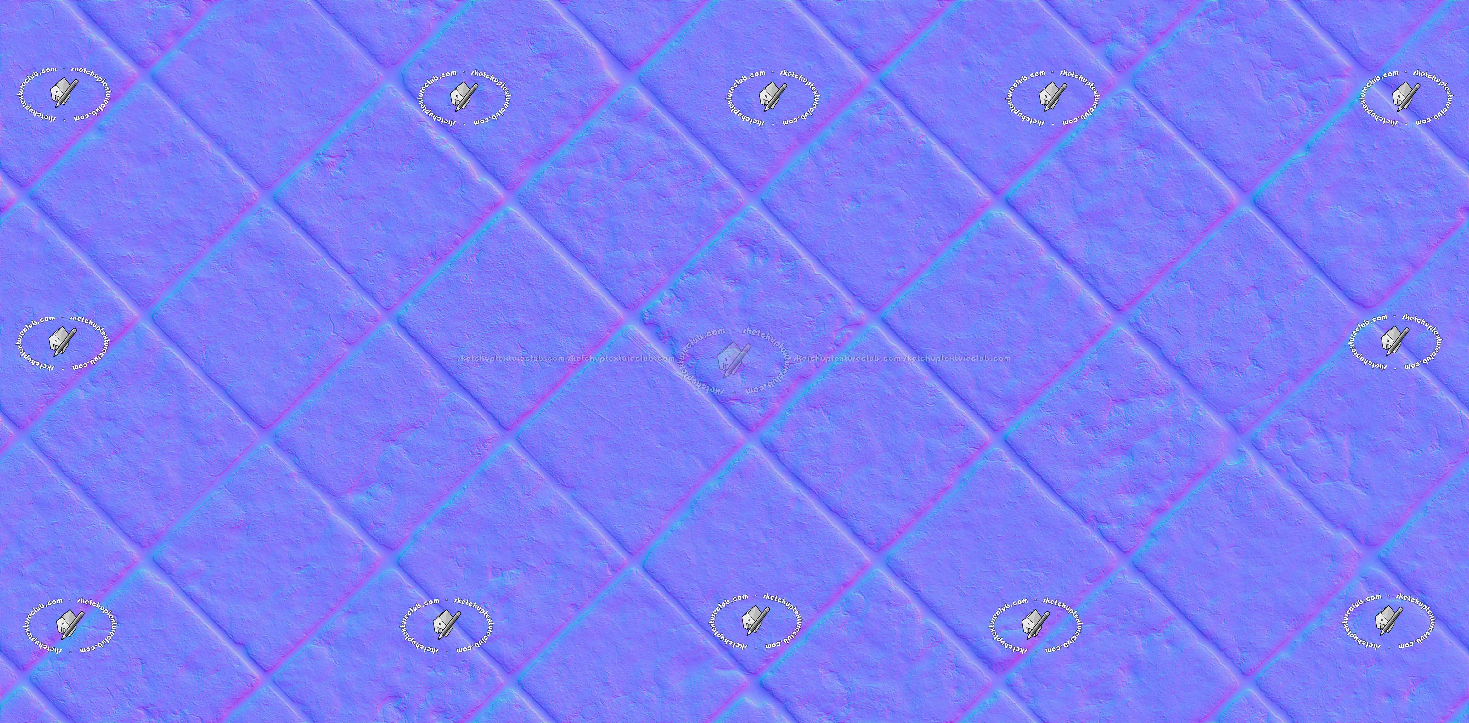 Textures   -   ARCHITECTURE   -   PAVING OUTDOOR   -   Pavers stone   -   Blocks regular  - Pavers stone regular block texture seamless 21208 - Normal