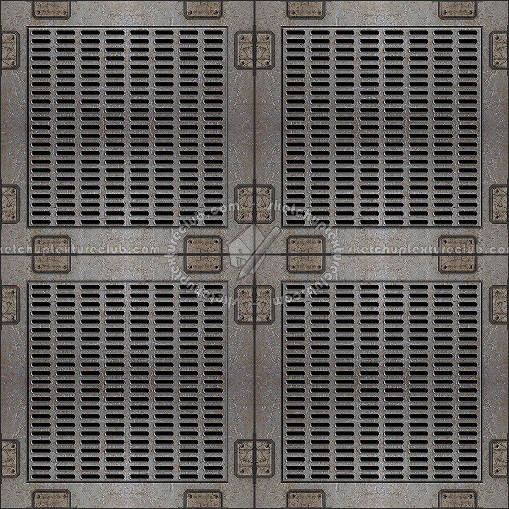 Industrial iron metal plate texture seamless 10777