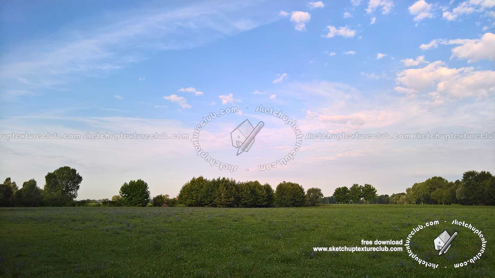 Textures - BACKGROUNDS & LANDSCAPES - NATURE - Countrysides & Hills - Country landscape with trees background 20959