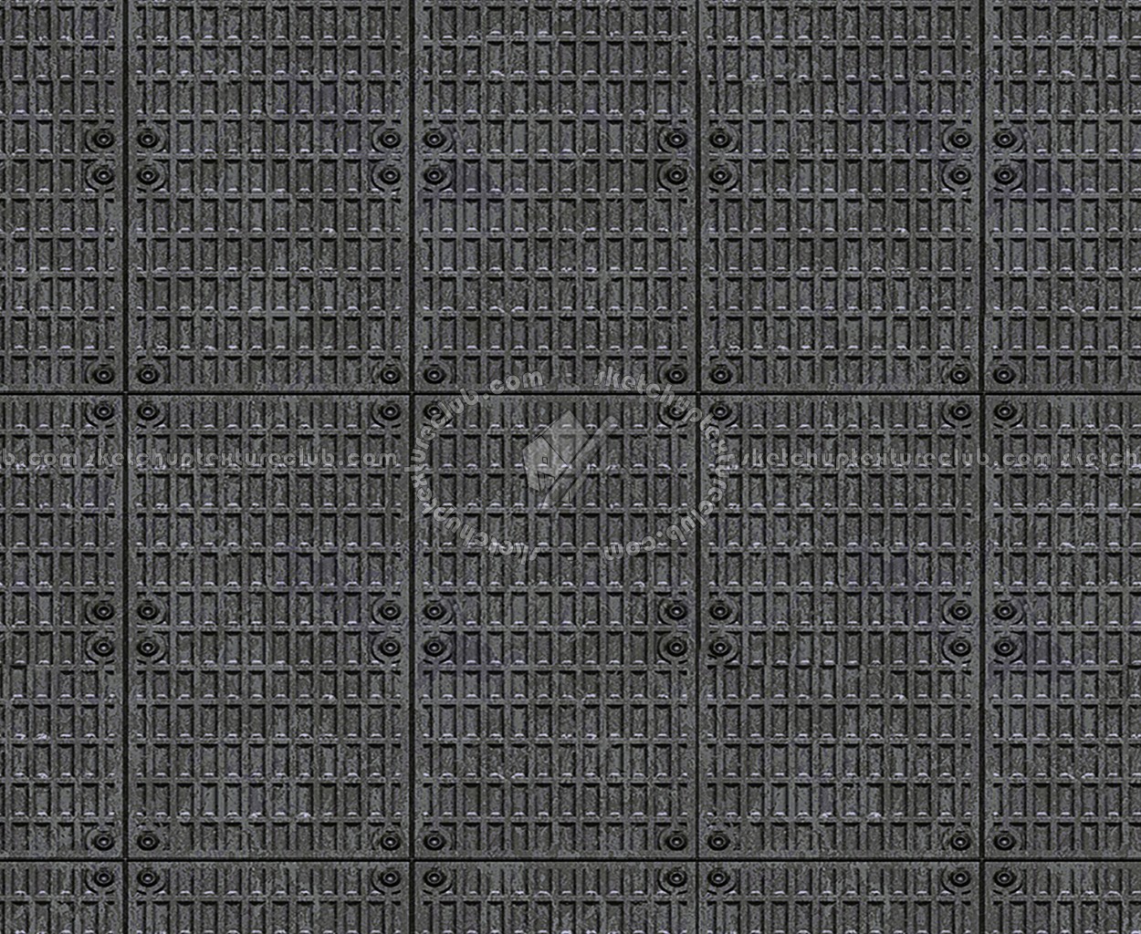 Textures   -   MATERIALS   -   METALS   -   Plates  - Industrial iron metal plate texture seamless 10779 (seamless)