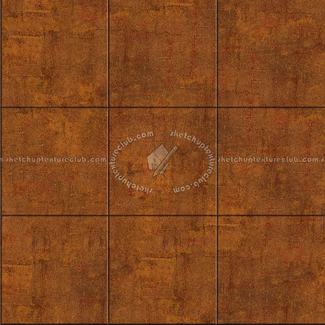 Textures   -   MATERIALS   -   METALS   -   Facades claddings  - Rusty copper metal facade cladding texture seamless 10317 (seamless)
