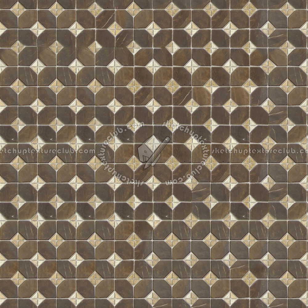 Textures - ARCHITECTURE - TILES INTERIOR - Mosaico - Classic format - Patterned - Mosaico patterned tiles texture seamless 16143 (seamless)