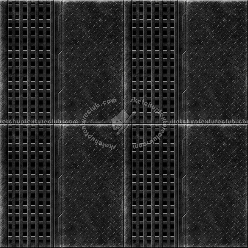 Textures   -   MATERIALS   -   METALS   -   Plates  - Industrial iron metal plate texture seamless 10799 (seamless)