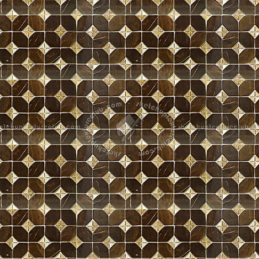 Textures - ARCHITECTURE - TILES INTERIOR - Mosaico - Classic format - Patterned - Mosaico patterned tiles texture seamless 16459 (seamless)