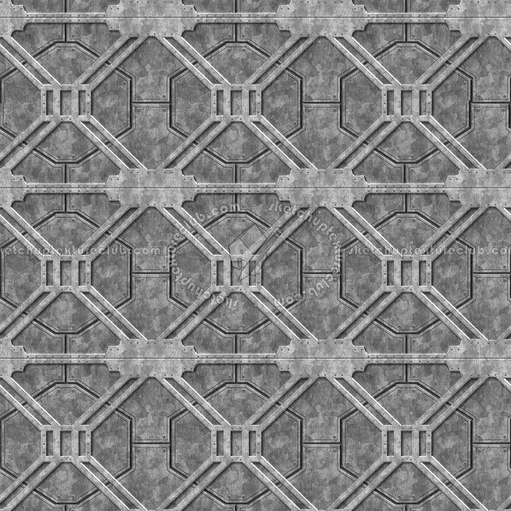 Textures - MATERIALS - METALS - Plates - Industrial aluminium metal plate texture seamless 10802 (seamless)