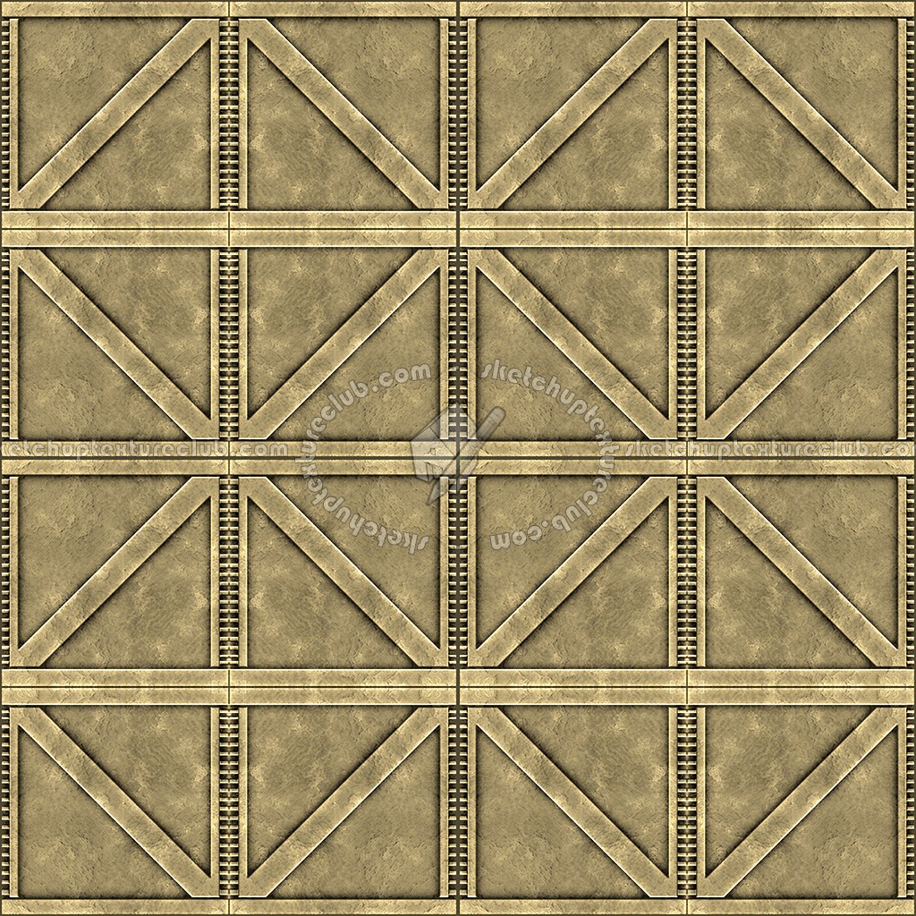 Textures   -   MATERIALS   -   METALS   -   Plates  - Brass metal plate texture seamless 10809 (seamless)