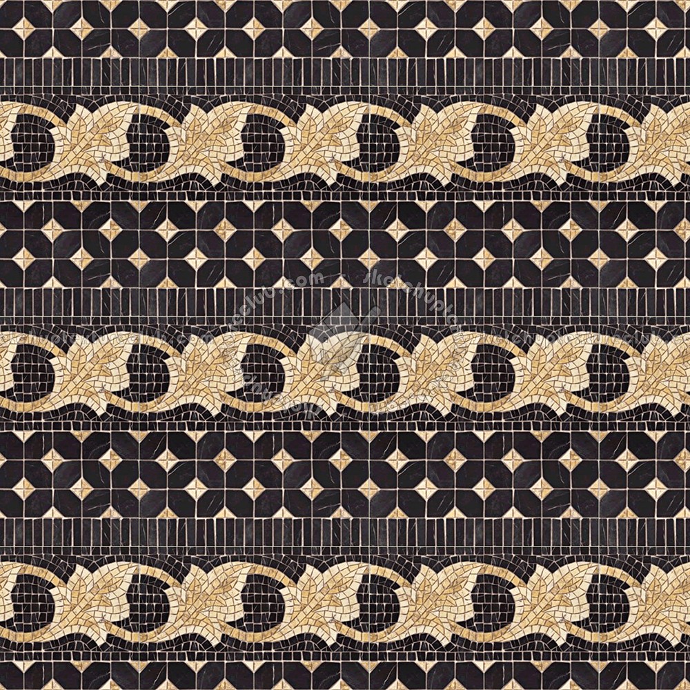 Textures - ARCHITECTURE - TILES INTERIOR - Mosaico - Classic format - Patterned - Mosaico patterned tiles texture seamless 16476 (seamless)