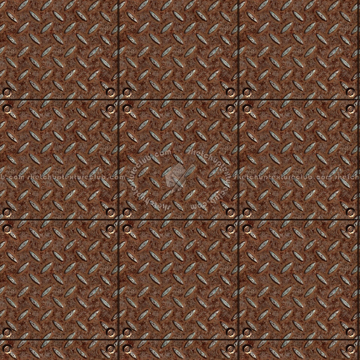 Textures   -   MATERIALS   -   METALS   -   Plates  - Rusty iron metal plate texture seamless 10821 (seamless)