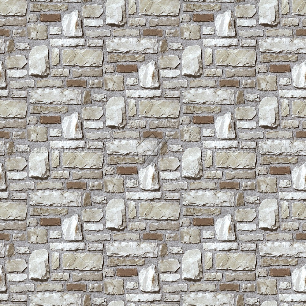 Textures   -   ARCHITECTURE   -   STONES WALLS   -   Claddings stone   -   Exterior  - Wall cladding stone mixed size seamless 07984 (seamless)
