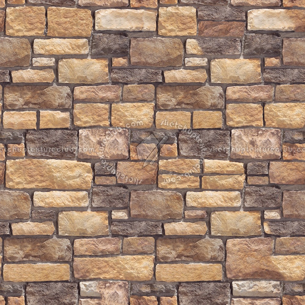 Wall Cladding Stone Mixed Size Seamless 07988