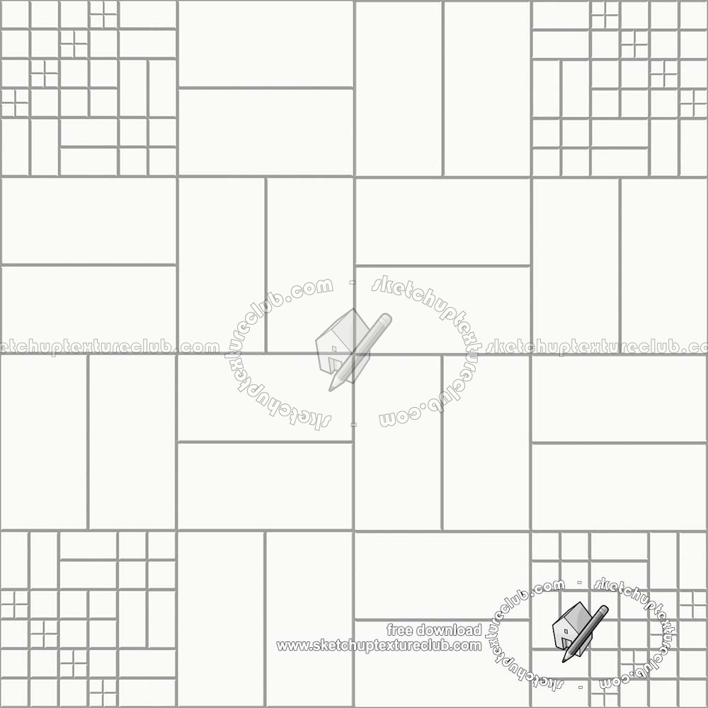 Textures - ARCHITECTURE - TILES INTERIOR - Mosaico - Classic format - Patterned - Mosaico composition tiles texture seamless 19764 (seamless)