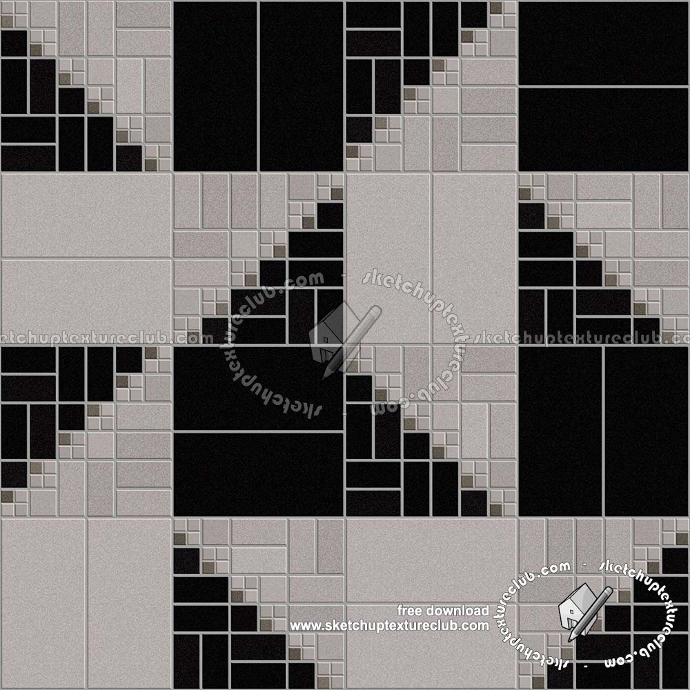 Textures   -   ARCHITECTURE   -   TILES INTERIOR   -   Mosaico   -   Classic format   -   Patterned  - Mosaico patterned tiles texture seamless 19765 (seamless)