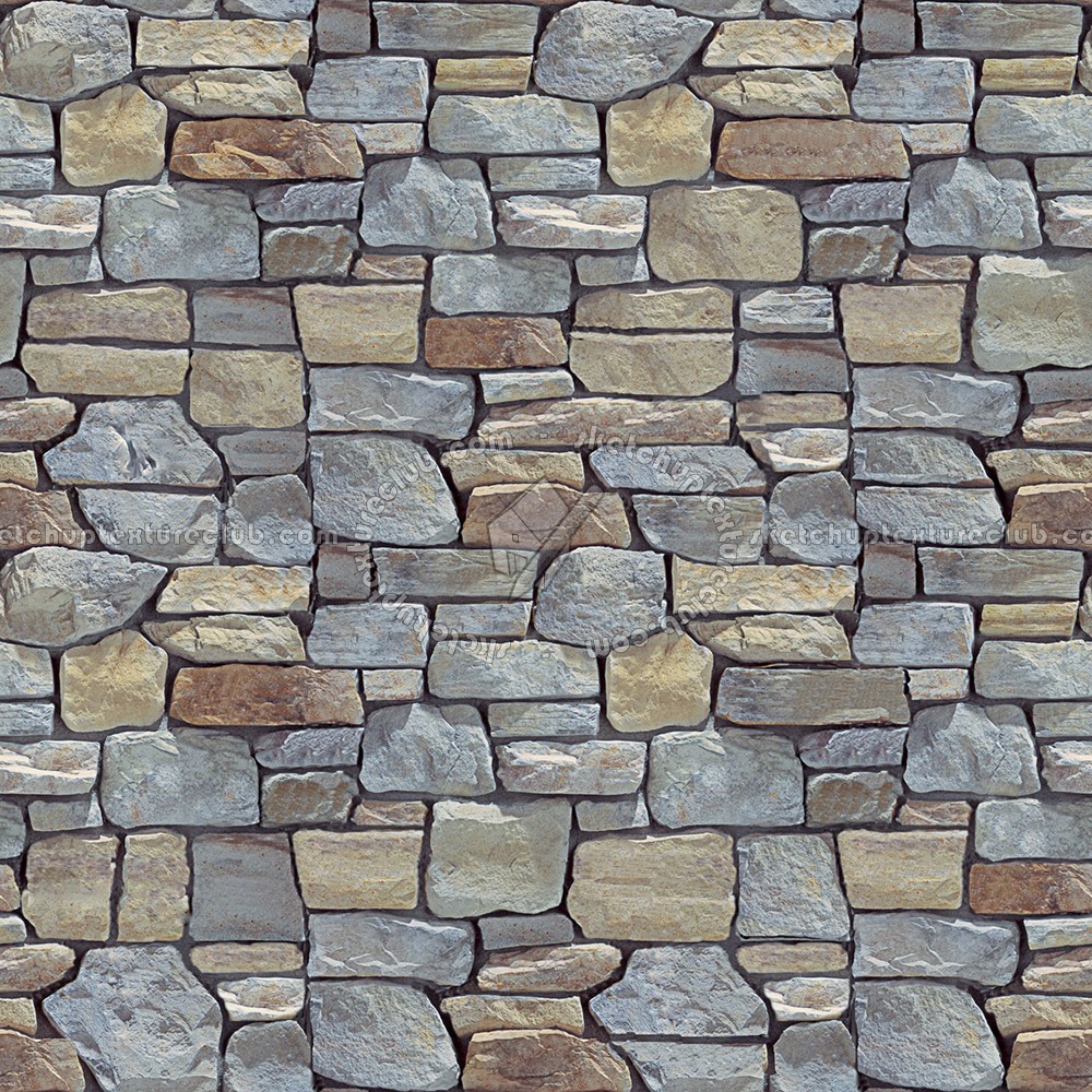Textures   -   ARCHITECTURE   -   STONES WALLS   -   Claddings stone   -   Exterior  - Wall cladding stone mixed size seamless 07990 (seamless)