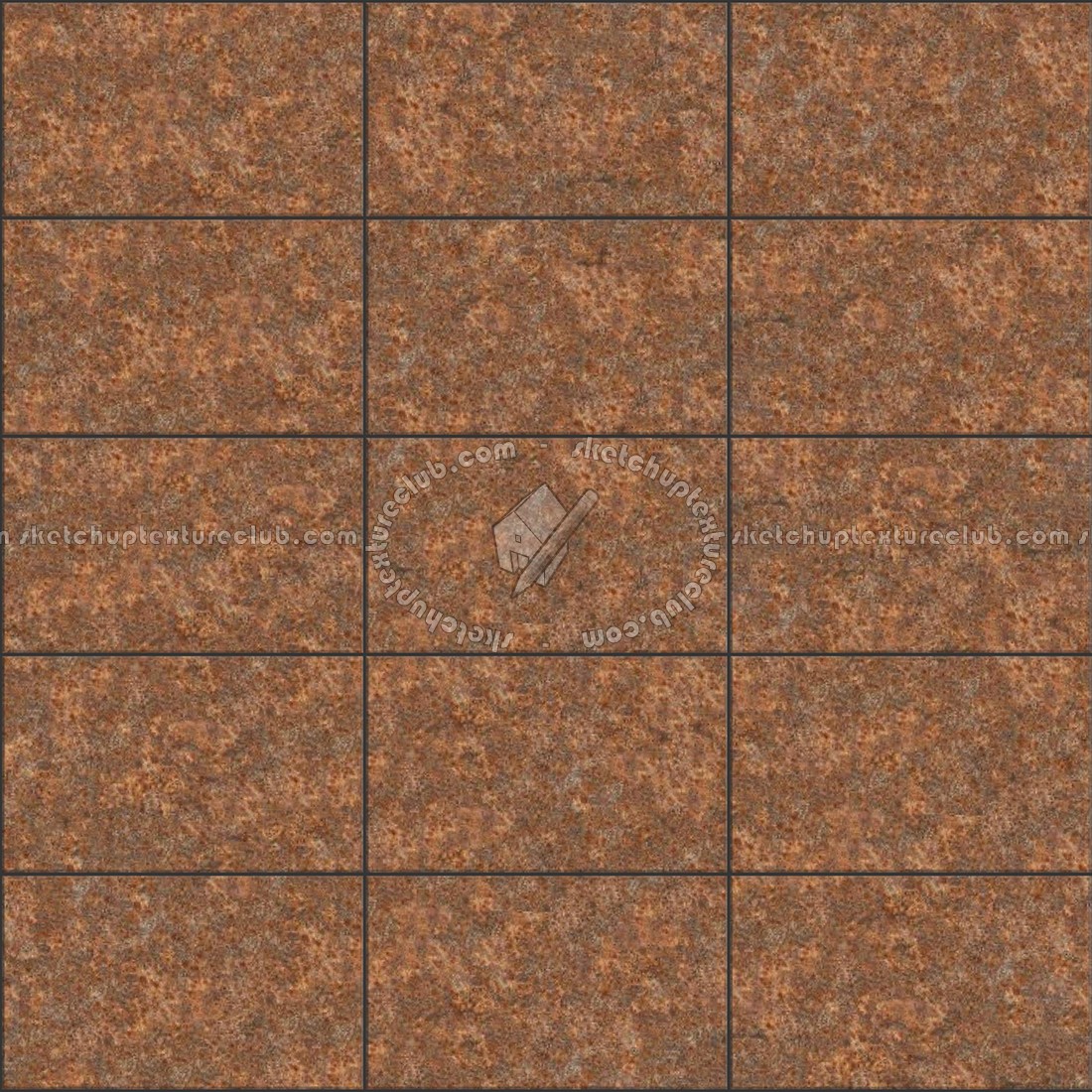 Textures - MATERIALS - METALS - Facades claddings - Rusty metal facade cladding texture seamless 10352 (seamless)