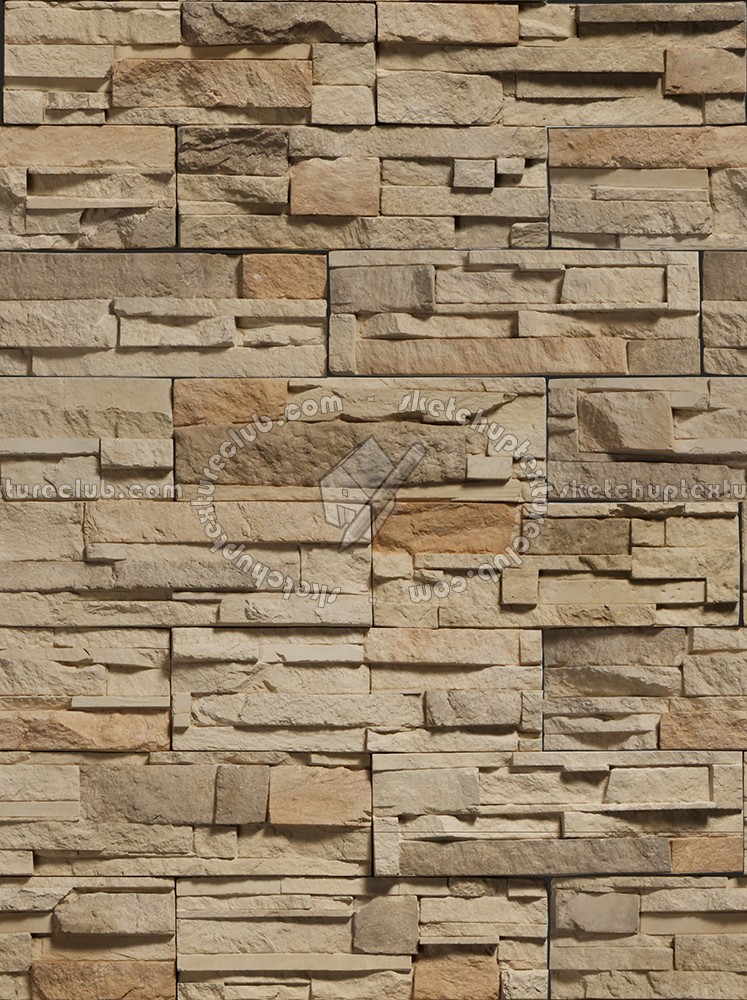 Textures   -   ARCHITECTURE   -   STONES WALLS   -   Claddings stone   -   Exterior  - Wall cladding stone mixed size seamless 08005 (seamless)