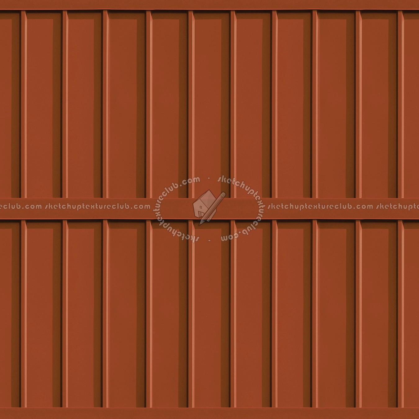 Textures   -   MATERIALS   -   METALS   -   Facades claddings  - Orange metal facade cladding texture seamless 10370 (seamless)