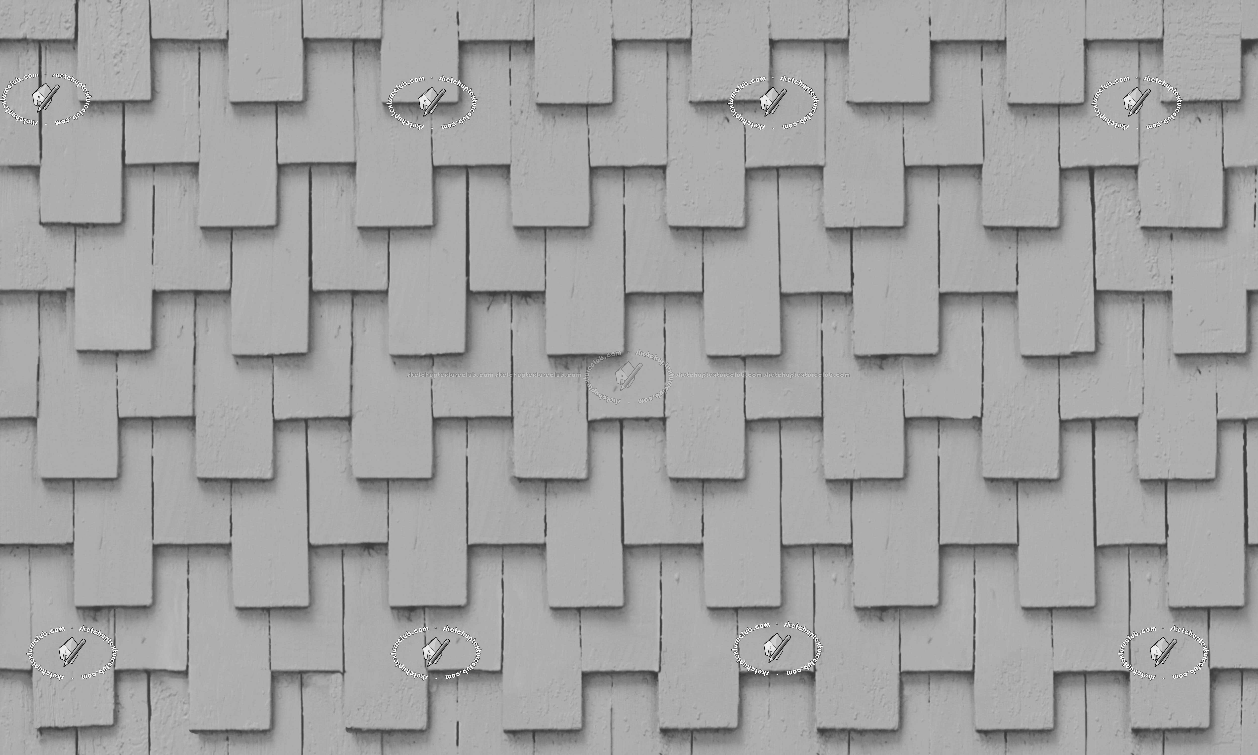 Textures   -   ARCHITECTURE   -   WOOD PLANKS   -   Siding wood  - Siding wood wall paneling texture seamless 20707 - Bump