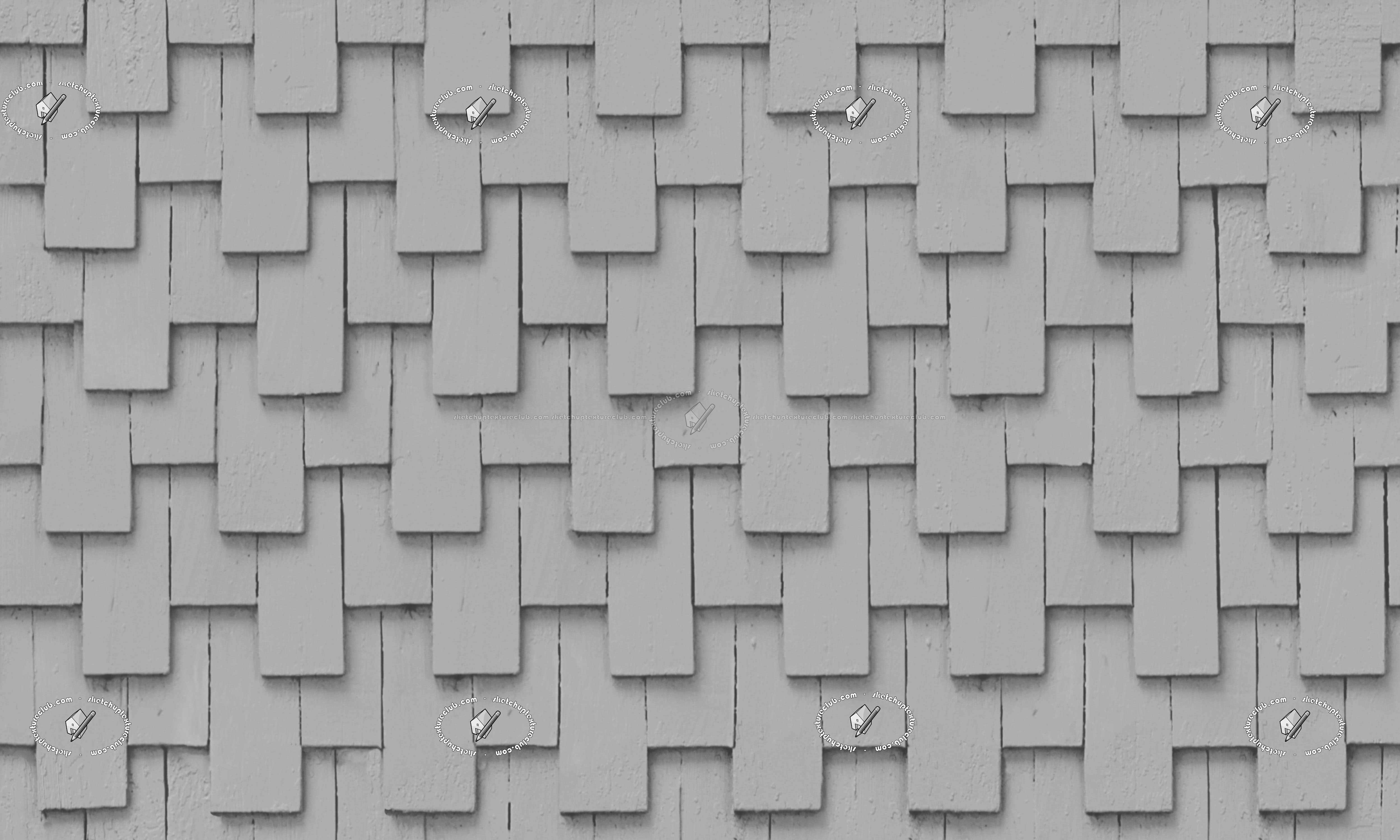 Textures   -   ARCHITECTURE   -   WOOD PLANKS   -   Siding wood  - Siding wood wall paneling texture seamless 20720 - Bump