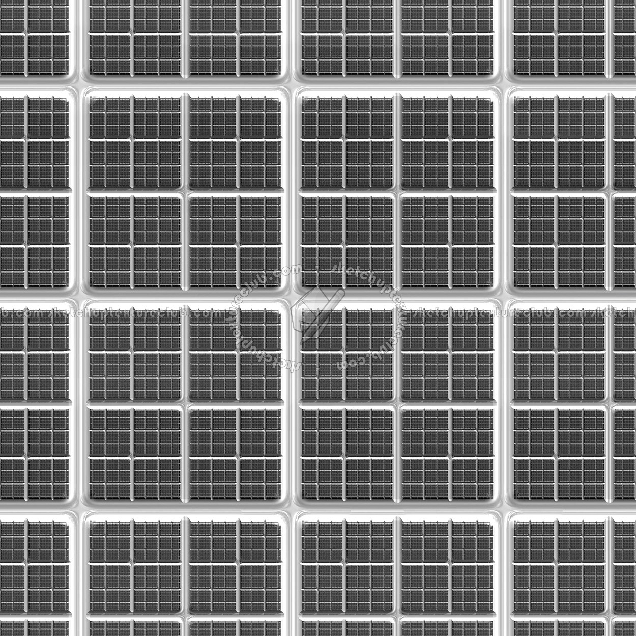 Textures - MATERIALS - METALS - Facades claddings - Aluminium metal facade cladding texture seamless 10388 (seamless)