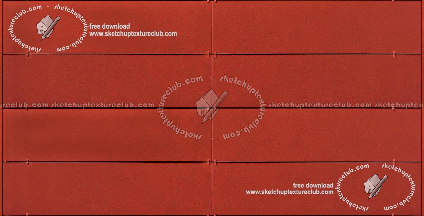 Textures   -   MATERIALS   -   METALS   -   Facades claddings  - Red metal facade cladding texture seamless 19062 (seamless)